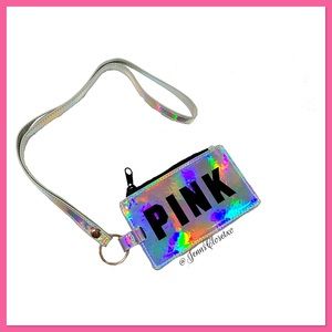 •Victoria’s Secret PINK• Lanyard ID holder
